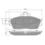 TOMEX Brakes Bremsbelagsatz, Scheibenbremse